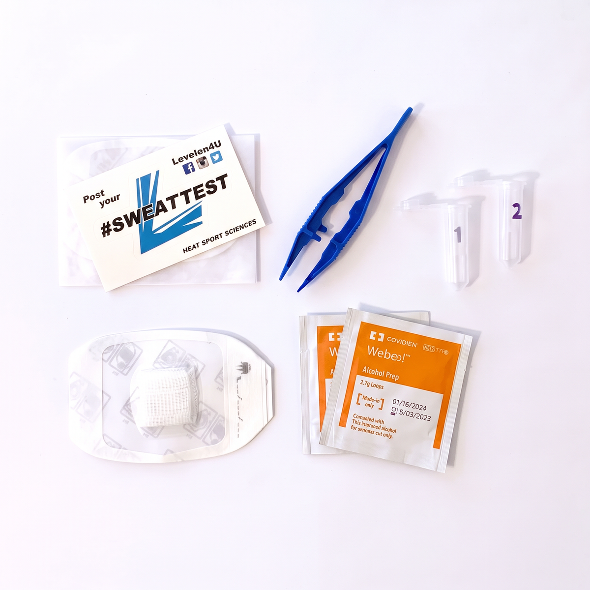 LEVELEN™ Athlete Sweat Test Kit